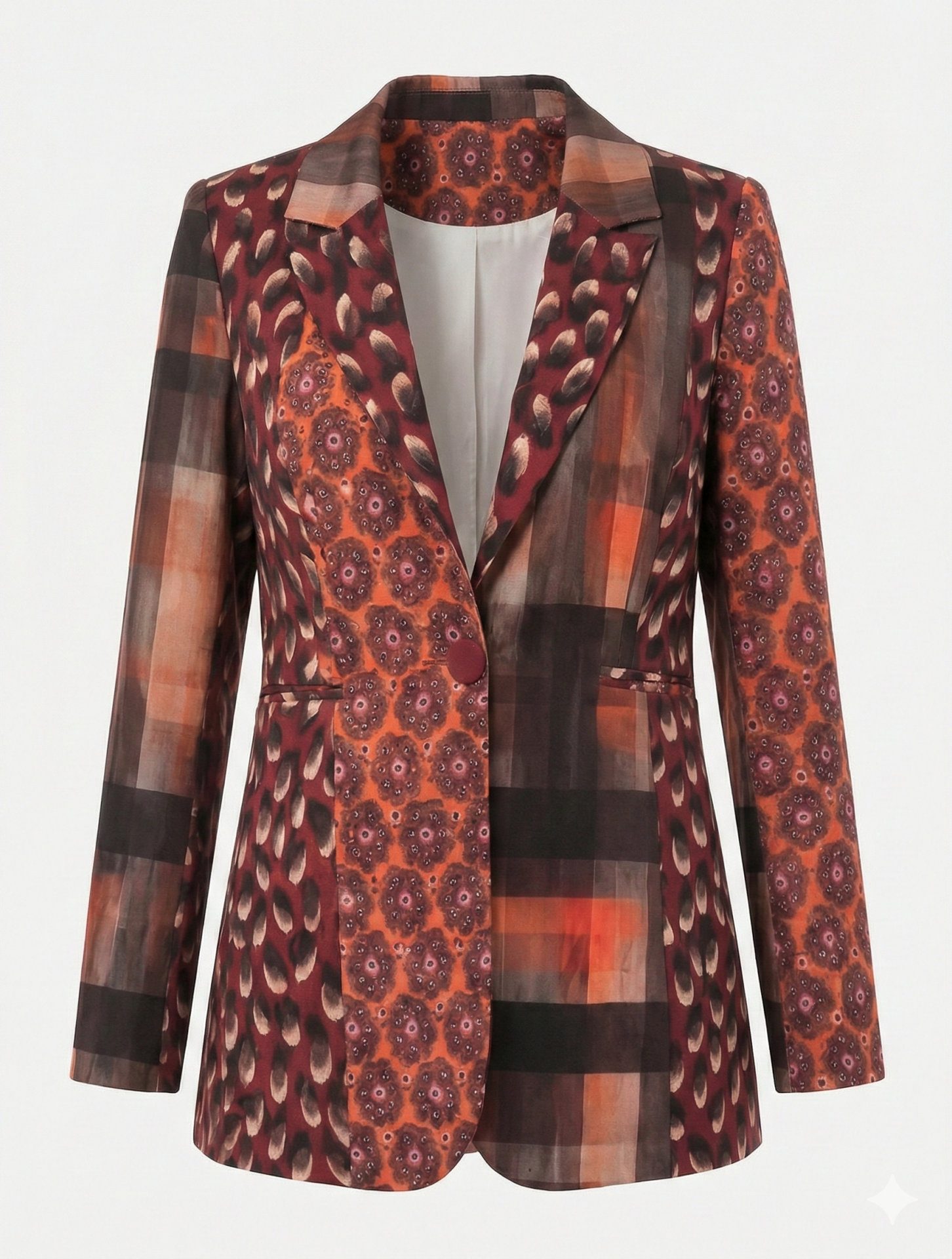 Bordo Garni Hürrem Blazer Ceket