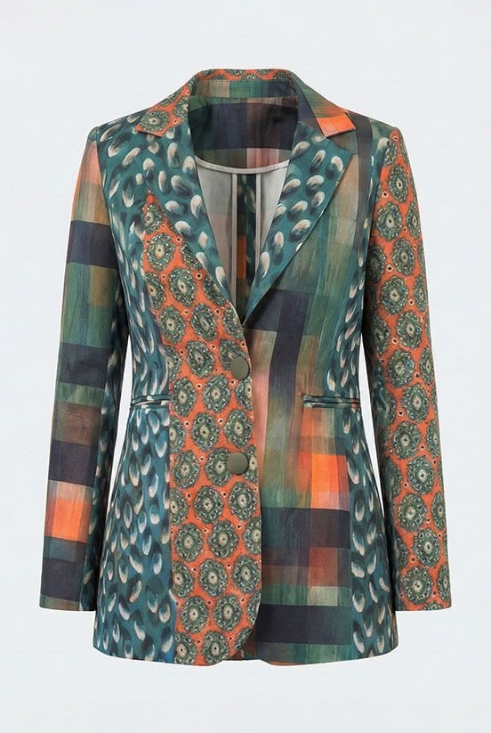 Yeşil Garni Hürrem Blazer Ceket