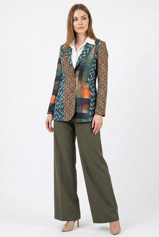 Yeşil Garni Hürrem Blazer Ceket