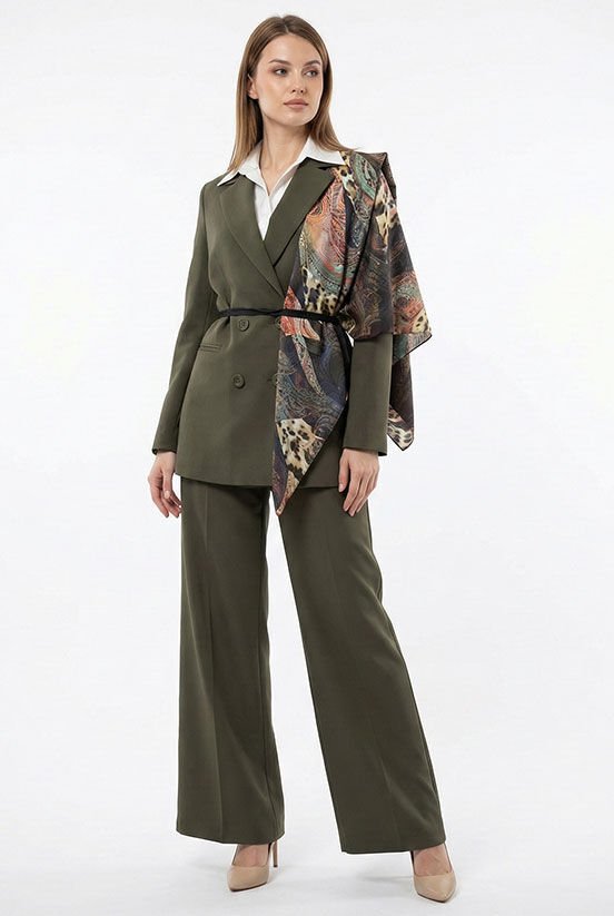 Haki Blazer Ceket