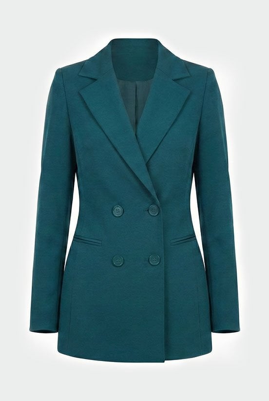 Petrol Mavisi Blazer Ceket