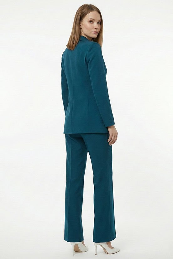 Petrol Mavisi Blazer Ceket