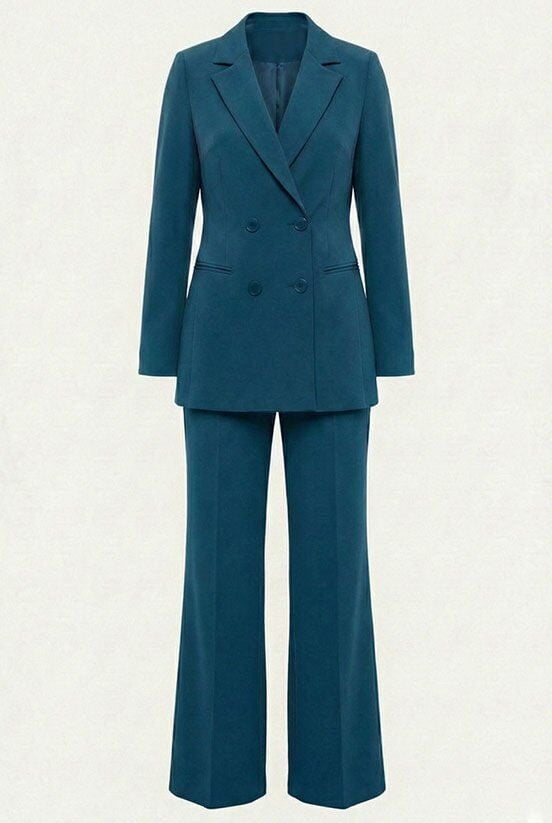 Petrol Mavisi Hürrem Pantolon