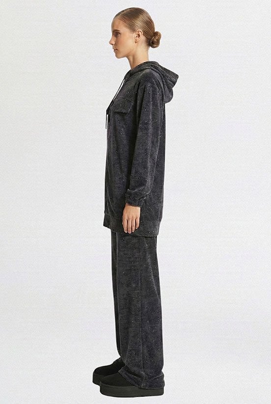 Gri Taşlı Eşofman Takımı