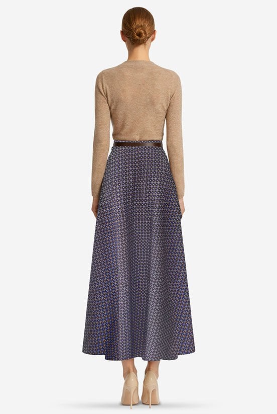 Laci Çiçekli Kloş Etek