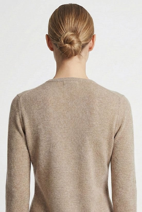 Kahve Toka Detay Bluz