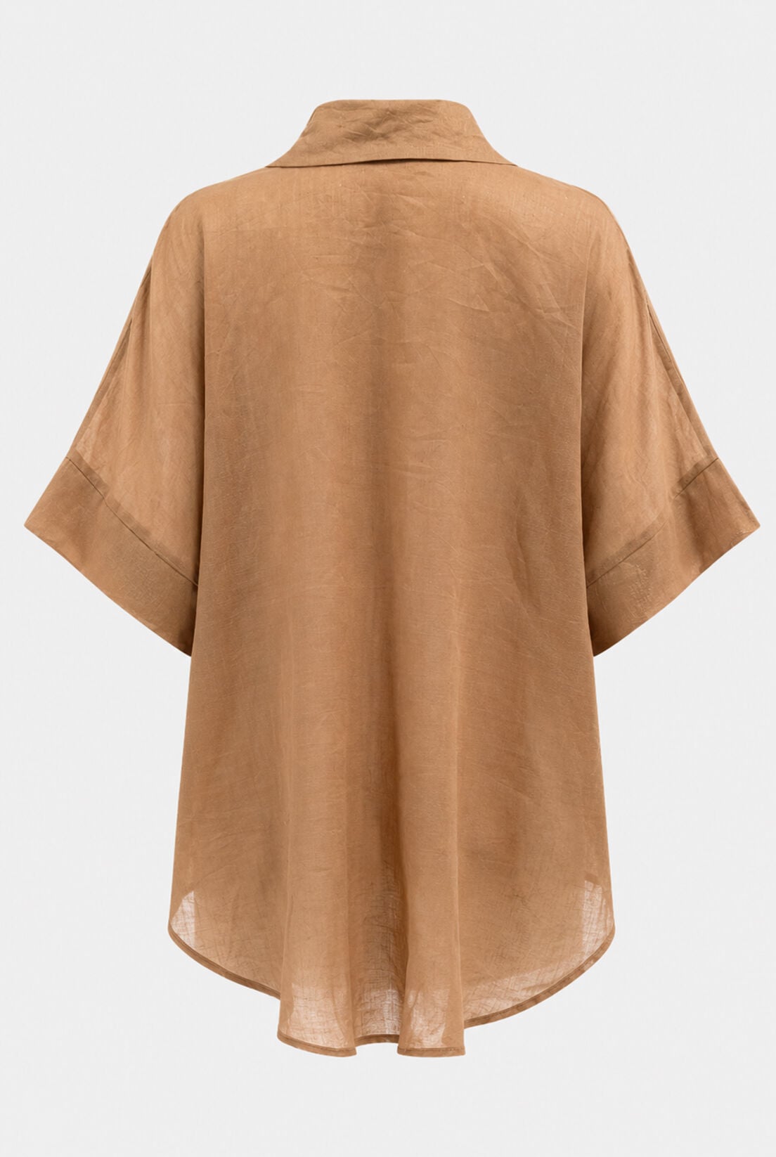 Camel Keten Gömlek