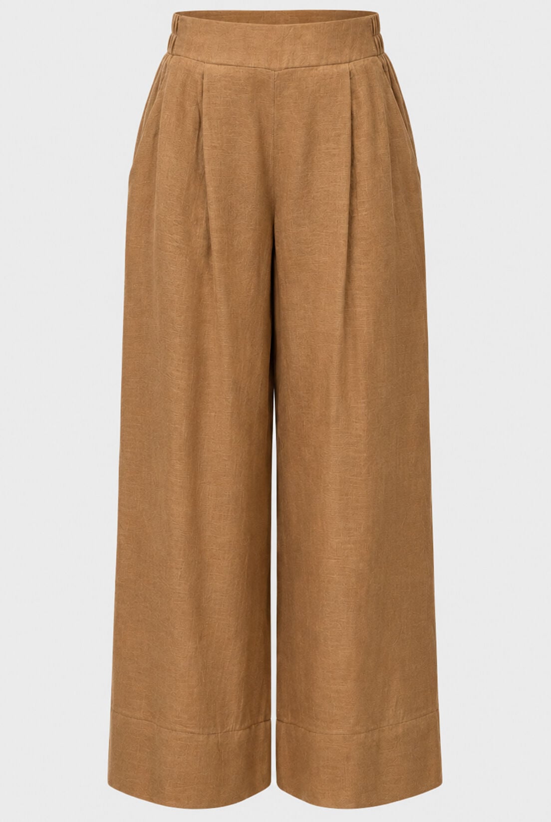 Camel Keten Pantolon