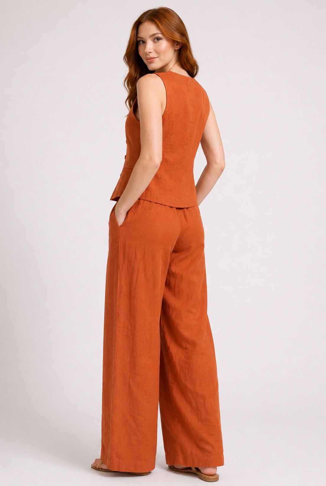 Taba Keten Pantolon