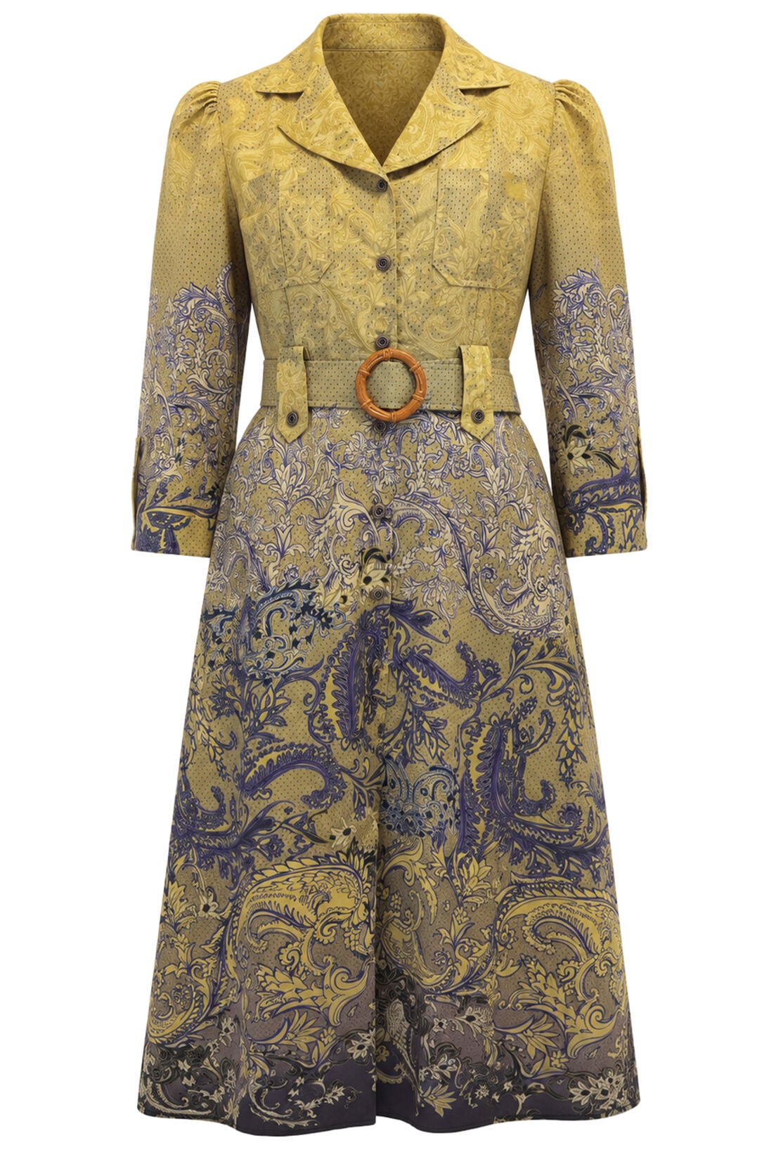 Apoletli Vintage Elbise