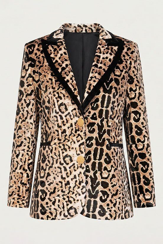 İpek Kadife Blazer Ceket