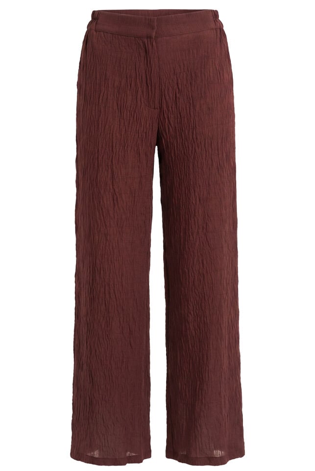 Bordo Keten Pantolon
