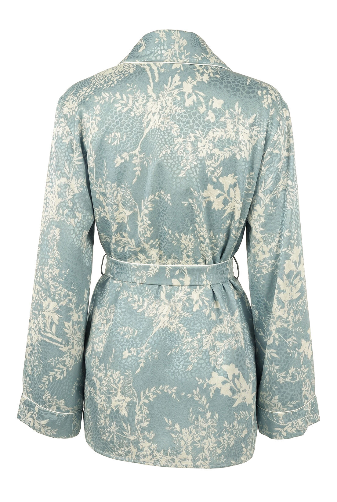 Mavi Jakar Kimono