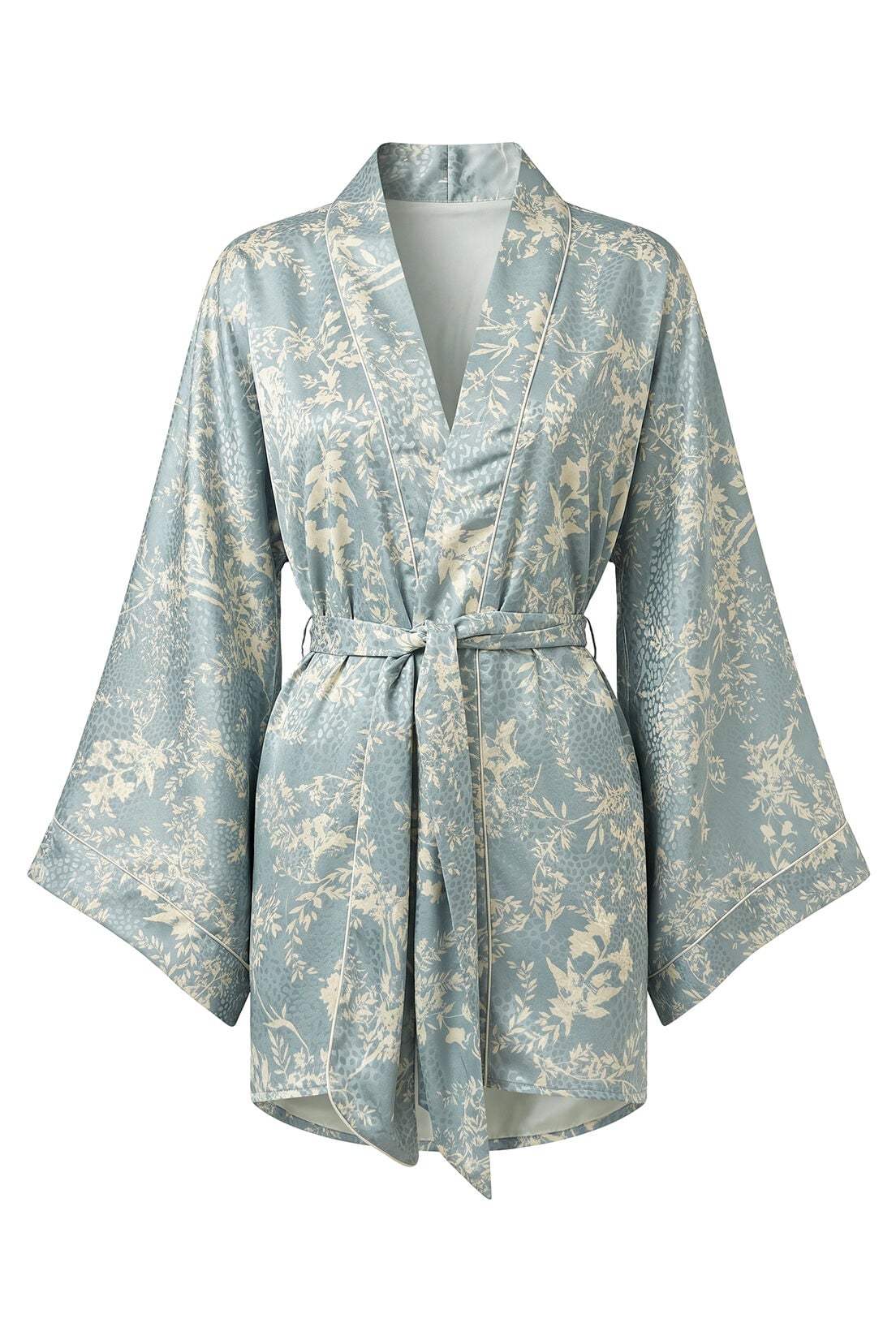 Mavi Jakar Kimono