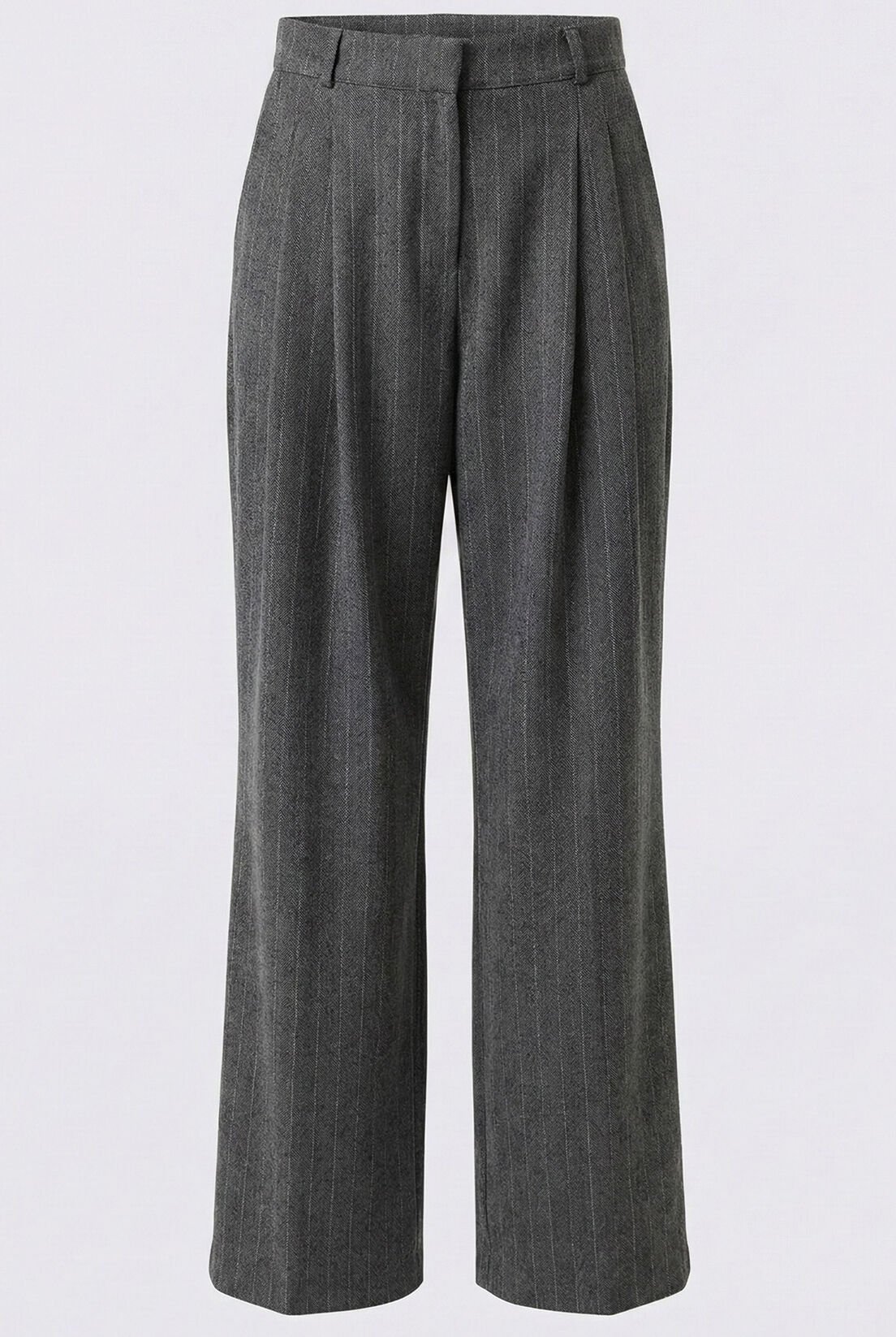 Gri Çizgili Pantolon